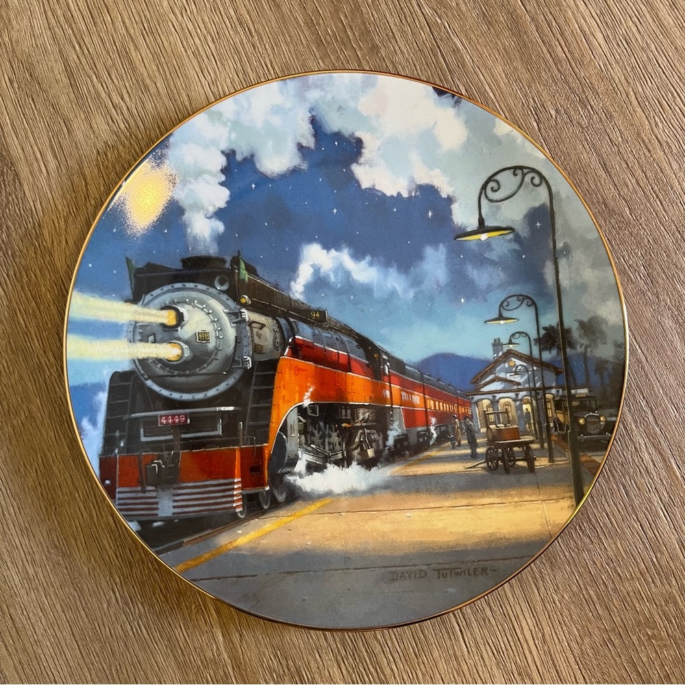 Starlight Limited David Tutwiler Romance Of The Rails Plate Collection 1994